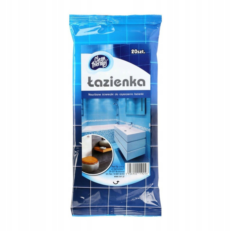 NAWILŻANE ŚCIERKI DO CZYSZCZENIA ŁAZIENEK