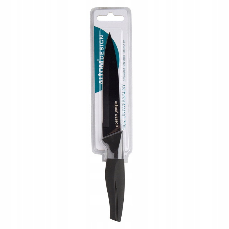 Nóż do krojenia uniwersalny Altom Design czarny 23 cm
