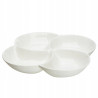 Półmisek porcelanowy dzielony Altom Design Regular kremowy 21,5 cm
