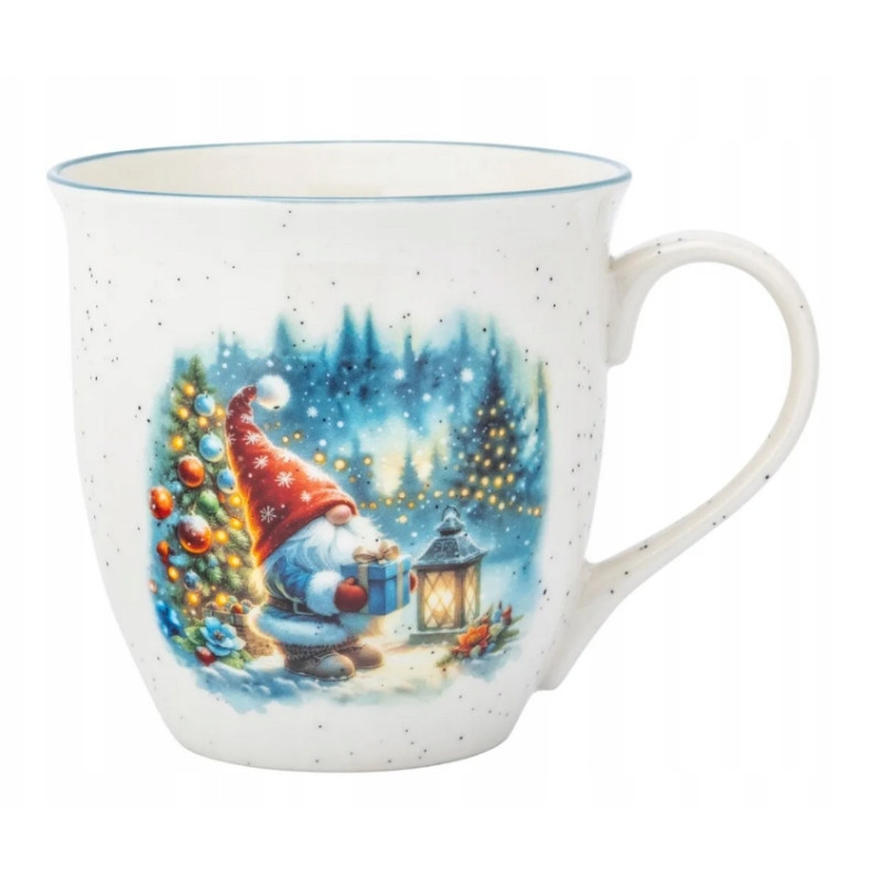 Duży kubek świąteczny porcelanowy XXL 630ml Ozdoby Świąteczne