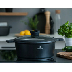 VALDINOX EXPERT GARNEK 28CM Z POKRYWKĄ 6.0L INDUKCJA GAZ