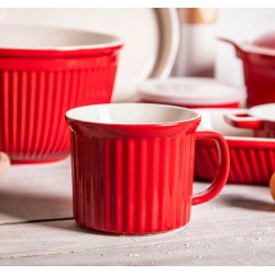 Kubek ceramiczny na zupę Altom Design Red Chilli czerwony 650 ml
