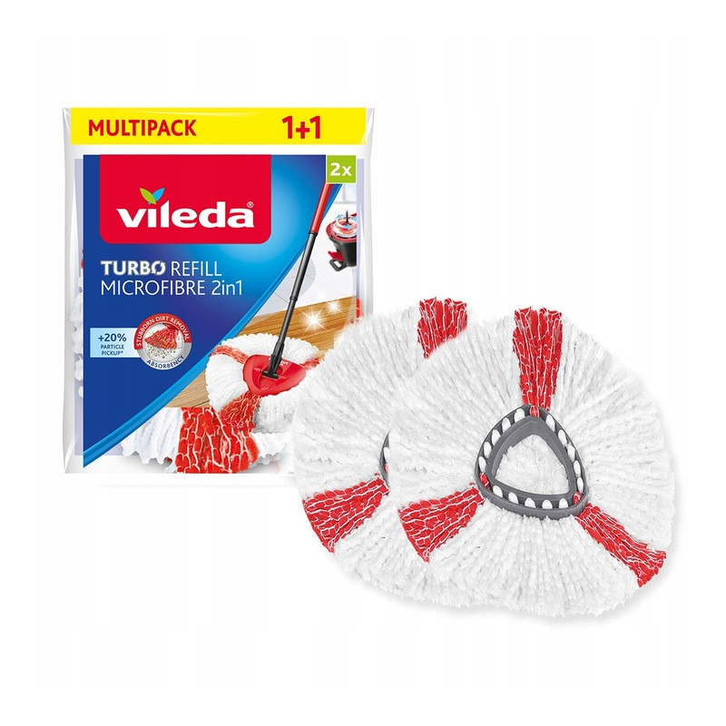 VILEDA wkład do mopa obrotowego TURBO 2 szt