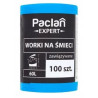 Worki na śmieci wiązane PACLAN Expert 60L 100szt