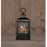 Kula śnieżna latarnia z Mikołajem 11×15,5×27 cm - dekoracja świąteczna, LED