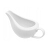 Sosjerka porcelanowa HomeDelux Naomi 260 ml biała elegancka