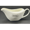 Sosjerka porcelanowa HomeDelux Naomi 260 ml biała elegancka