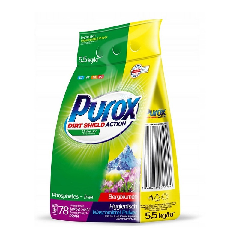 Proszek do prania PUROX universal 5,5kg