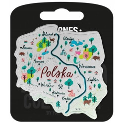 MAGNES POLSKA MAPA