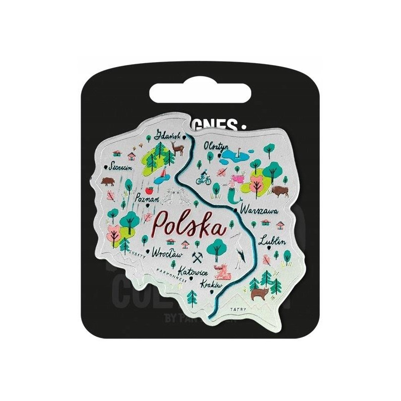 MAGNES POLSKA MAPA