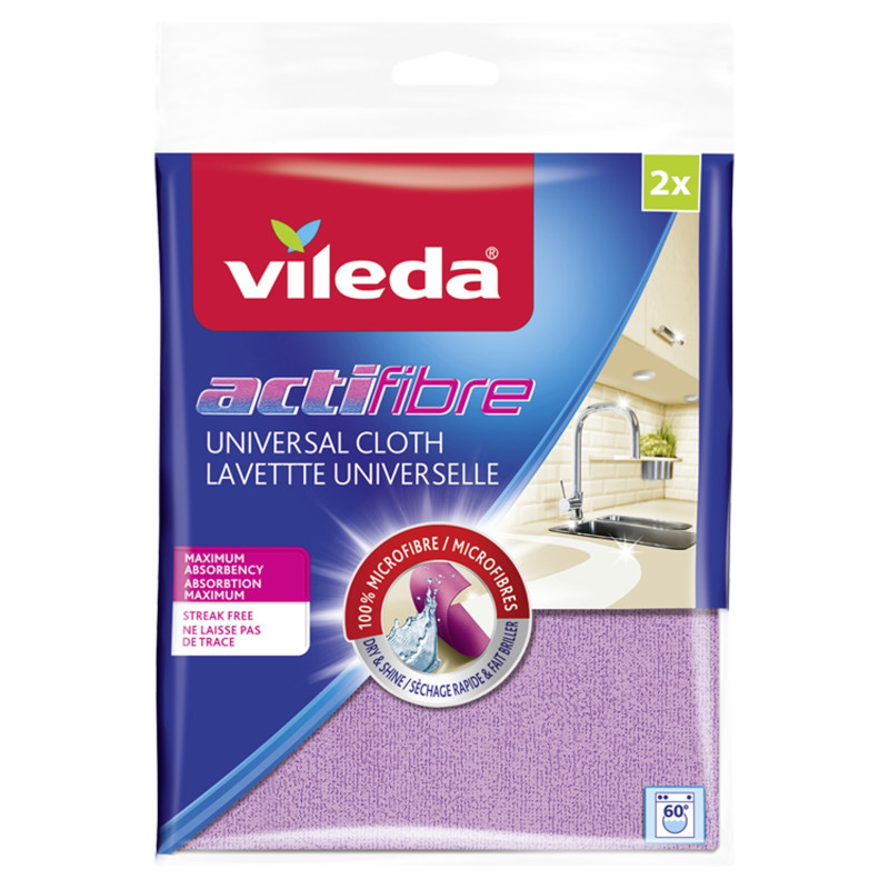 Ściereczka Vileda ACTIFIBRE 2 SZT. uniwersalna