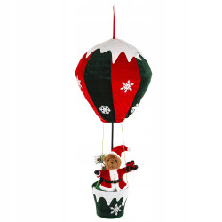 Dekoracyjny balon misiem - ozdoba świąteczna
