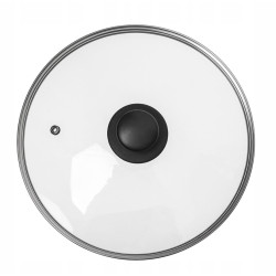Pokrywka szklana z rantem pokrywa 26 cm Smart Kitchen
