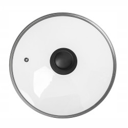 Pokrywka szklana z rantem pokrywa 22 cm Smart Kitchen