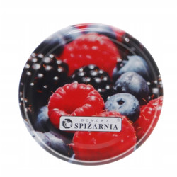 Zakrętki do słoików owoce 82mm -10 szt. 6 zaczepów DOMOWA SPIŻARNIA
