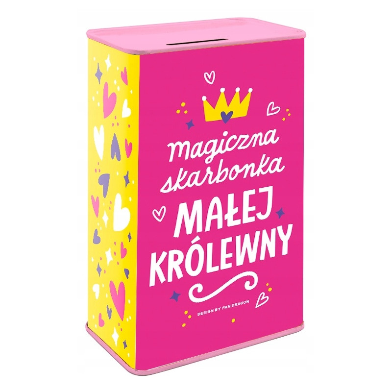 SKARBONKA METALOWA MAŁEJ KRÓLEWNY