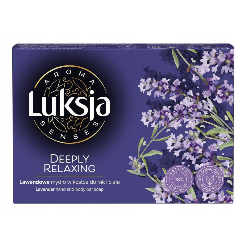 Luksja Aroma Senses Deeply Relaxing Lawendowe mydło w kostce 90g