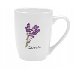 Kubek PROWANSJA 320ml z porcelany New Bone 81473 wz. Lavender