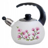 Czajnik 2,2 L EMALIOWANY INDUKCJA GAZ ELADIO FLOWERS MAGNOLIA