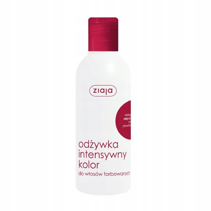 Ziaja Odżywka Olej Rycynowy intensywny kolor do włosów 200ml