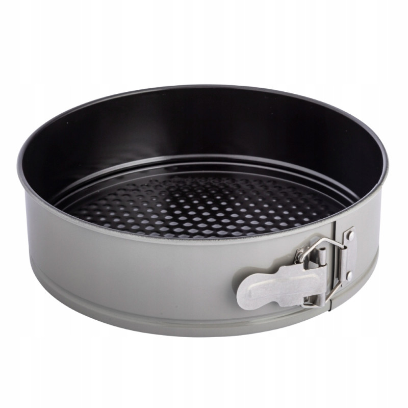 FORMA TORTOWNICA 24CM SZARA