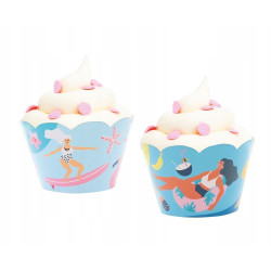Papilotki do Muffinek Babeczek Letni Motyw 6 szt.