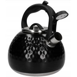 ZWIEGER CZAJNIK STIGA stalowy Zwieger 3 l czarny z gwizdkiem INDUKCJA GAZ