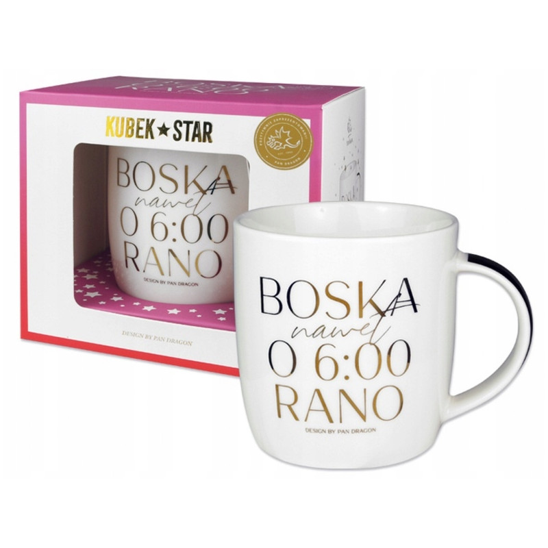 KUBEK BOSKA NAWET O 6:00 RANO dla niej prezent gadżet