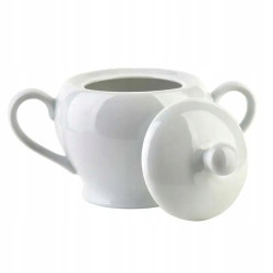 Cukiernica porcelanowa MONDEX BASIC 380 ml Biała | II gatunek