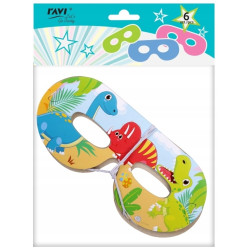 Maski DINOSAUR 6 szt.