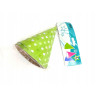Czapeczki papierowe GREEN DOTS 6 szt.