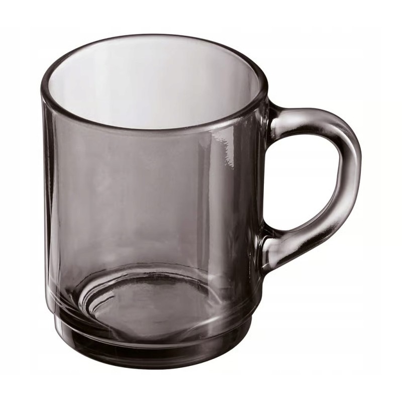 LUMINARC SZKLANY KUBEK DYMNY CIEMNY HARTOWANY DYMNY SZKLANKA ARCOROC 250ML