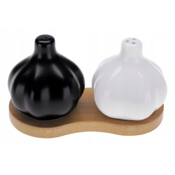 Zestaw przyprawników BONA biało czarny