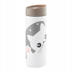 Kubek termiczny Kitty 350 ml ciemny szary AMBITION