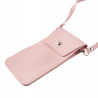 ETUI NA TELEFON Z PASKIEM 18X10X1.5 CM KOL. RÓŻOWY