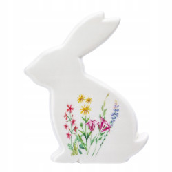 PRZEBUDZENIE NATURY FIGURKA PORCELANOWA ZAJĄC 13.5X2X15 CM