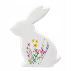 PRZEBUDZENIE NATURY FIGURKA PORCELANOWA ZAJĄC 13.5X2X15 CM