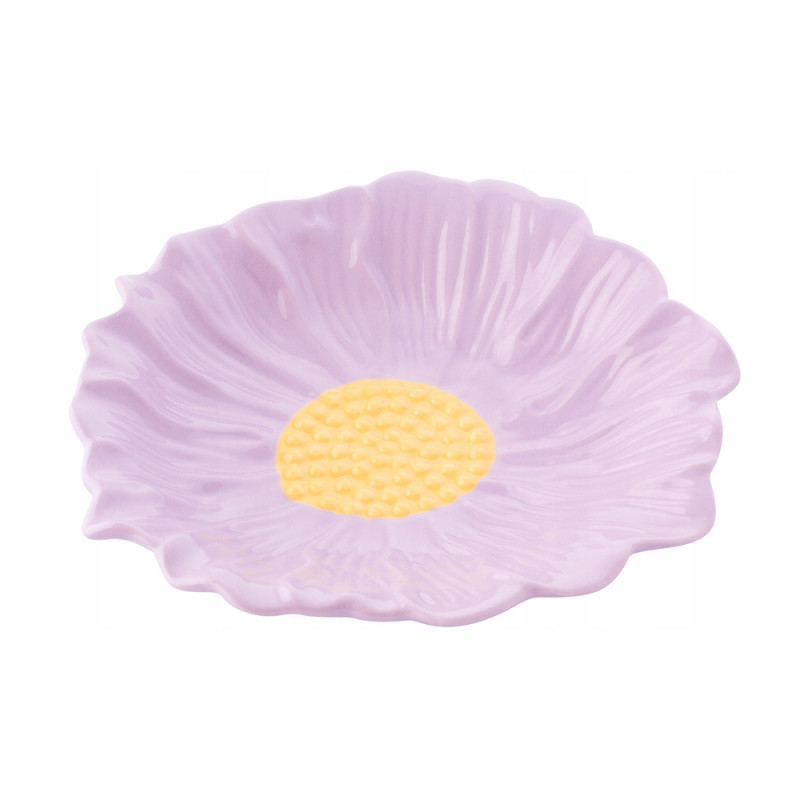 FLOWER BOMB NACZYNIE CERAMICZNE KWIATEK 15 CM FIOLETOWY