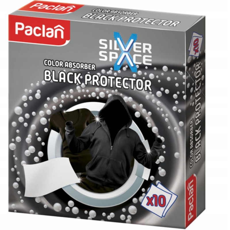Chusteczki do Prania Wyłapujace kolor ABSORBER ochrona czarnego PACLAN 10sz