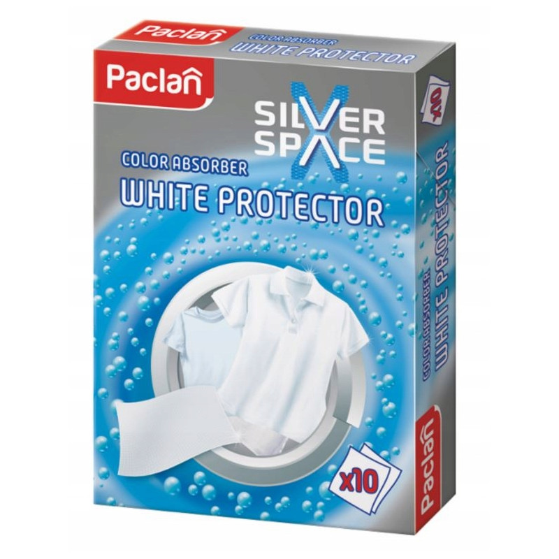 Chusteczki do Prania Wyłapujace kolor ABSORBER ochrona białego PACLAN 10szt