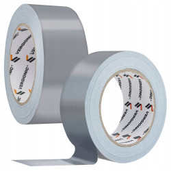 MOCNA TAŚMA NAPRAWCZA MONTERSKA SREBRNA ZBROJONA DUCT TAPE 20 m