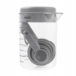 Miarka kuchenna miarki łyżki pomiarowe Kubek z miarką ZESTAW 6 MIAREK