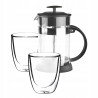 Zaparzacz do kawy herbaty French Press i szklanki termiczne Altom Design