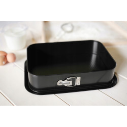 FORMA TORTOWNICA PROSTOKĄTNA 340X240CM NON-STICK CZARNA
