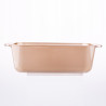 Keksówka Altom Design Noble 1,5L szkło złoto-brązowa non-stick do 240°C