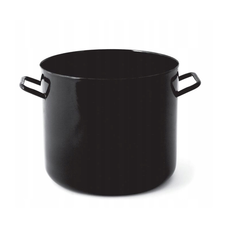 Garnek ciężki wysoki 28 cm 15,5 l METALAC gastrronomiczny z pokrywką