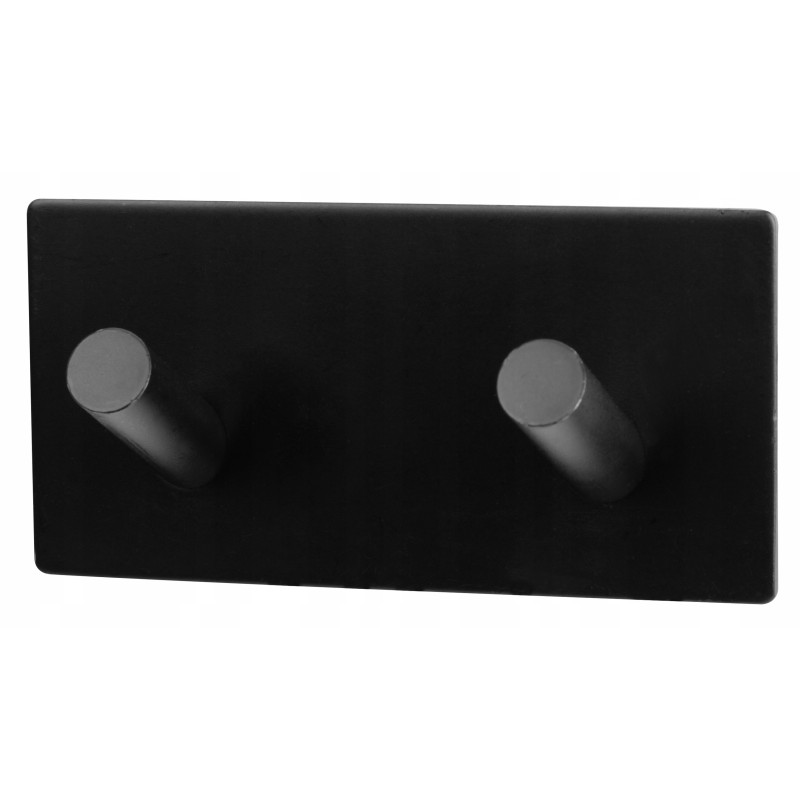 Wieszak samoprzylepny Timo Black 2 ALSEA