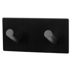 Wieszak samoprzylepny Timo Black 2 ALSEA