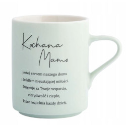 Kubek 400 ml porcelanowy Kochana Mamo Altom Design PREZENT NA DZIEŃ MATKI