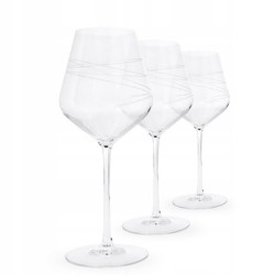 ZWIEGER SPIRAL Kieliszki do Wina Białego 6szt | Szkło Kryształowe